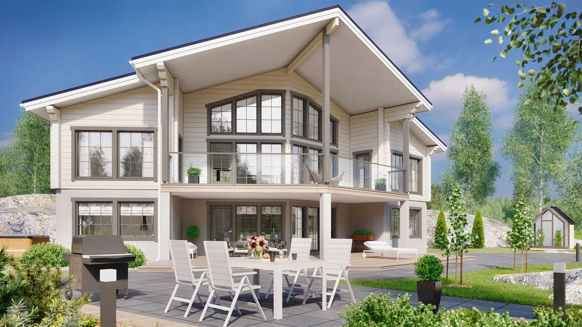 Дом из бруса 23×11 м Дом из бруса 23×11 м