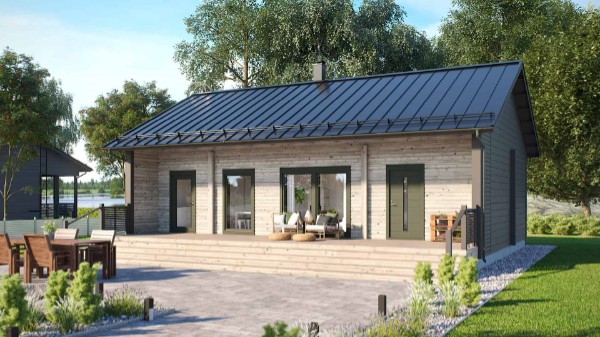 Дом из бруса 12 на 8 м